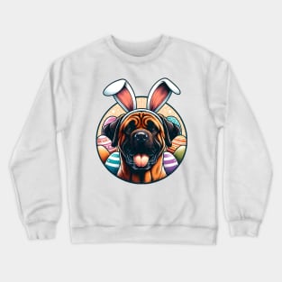 Tosa Inu Celebrates Easter with Family and Joy Crewneck Sweatshirt